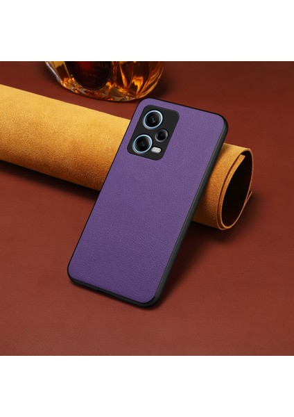 Xiaomi Redmi Note 12 Pro 5g Ince Kılıf Deri+Pc+Tpu Telefon Kapağı-Mor (Yurt Dışından) indirimleri