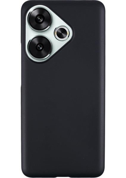 Xiaomi Poco F6 5g Cep Telefonu Kılıfı Için Cilt Dokunma Duygusu Mat Anti-Parmak Izi Sert Pc Kapağı-Siyah (Yurt Dışından)