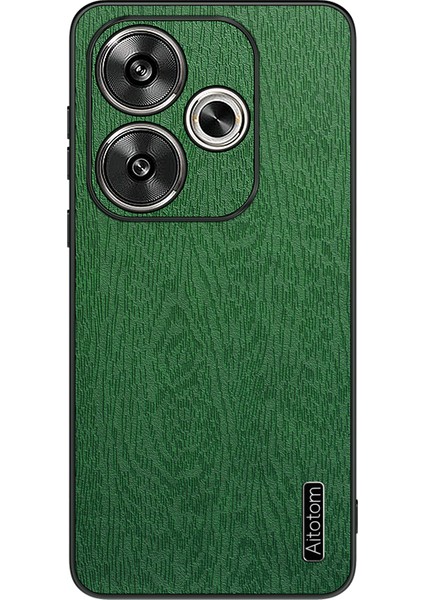 Xiaomi Poco F6 5g Slim-Fit Telefon Kılıfı Pu Deri+Pc+Tpu Telefon Kapağı-Yeşil (Yurt Dışından)