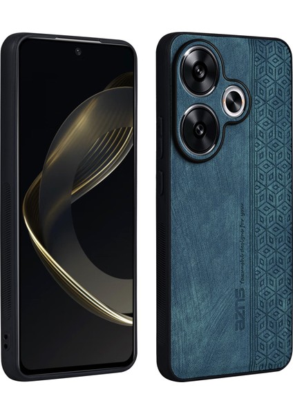 Xiaomi Poco F6 5g Kılıf Pu Deri Kaplamalı Tpu Baskılı Telefon Kapağı-Yeşil (Yurt Dışından)
