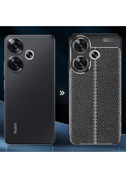 Xiaomi Poco F6 5g Cep Telefonu Kılıfları Için Kaymaz Kavrama Litchi Doku Tpu Kabuk-Mavi (Yurt Dışından) fırsatları