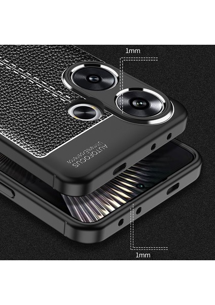 Xiaomi Poco F6 5g Cep Telefonu Kılıfları Için Kaymaz Kavrama Litchi Doku Tpu Kabuk-Mavi (Yurt Dışından) indirimleri