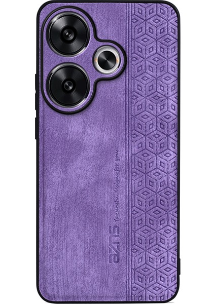 Xiaomi Poco F6 5g Kılıf Pu Deri Kaplamalı Tpu Baskılı Telefon Kapağı-Mor Için (Yurt Dışından) fırsatları