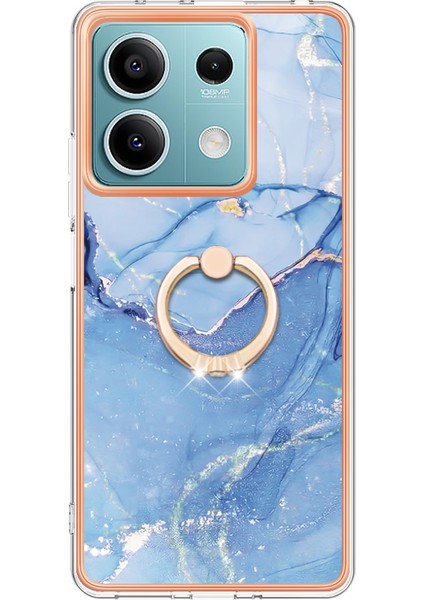Xiaomi Redmi Note 13 5g Kılıf Elektro Kaplama Kickstand Yumuşak Tpu Kapak-Mavi Için (Yurt Dışından) modelleri