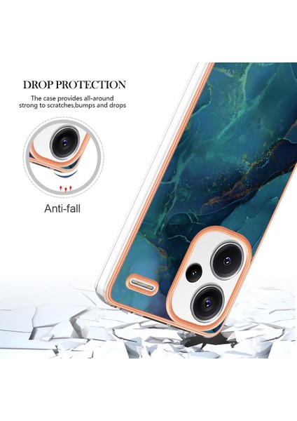 Xiaomi Redmi Note 13 Pro+5g Telefon Kılıfı Galvanik Kenar Imd Tpu Kapak-Yeşil (Yurt Dışından) indirimleri