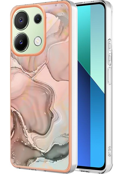 Xiaomi Redmi Note 13 4g Kılıf Galvanik Ince Tpu Telefon Kapağı-Pembe (Yurt Dışından)