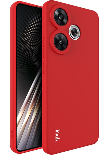 Xiaomi Poco F6 5g Kılıf Düz Kenar Tpu Telefon Kapağı-Kırmızı (Yurt Dışından)