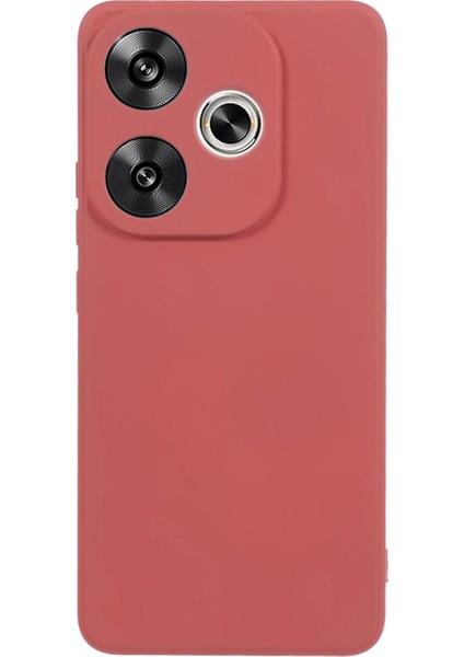 Xiaomi Poco F6 5g Telefon Kılıfları Için Darbeye Dayanıklı Fiber Astar Tpu Telefon Kapağı-Alıç Kırmızı (Yurt Dışından)