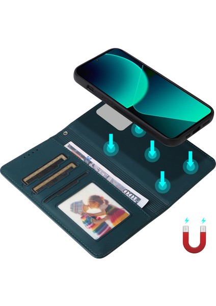 Xiaomi Redmi K60 Ultra Darbeye Dayanıklı Kılıf Çıkarılabilir 2'si 1 Arada Pu Deri Telefon Kılıfları-Mavi (Yurt Dışından) modelleri