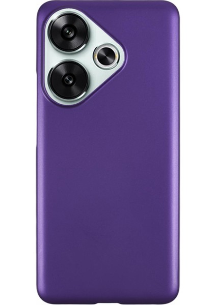 Xiaomi Poco F6 5g Cep Telefonu Kılıfı Için Cilt Dokunma Duygusu Mat Anti-Parmak Izi Sert Pc Kapağı-Mor (Yurt Dışından)