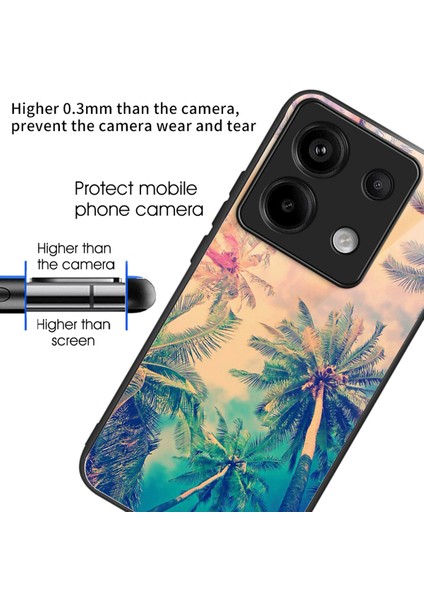 Xiaomi Redmi Note 13 Pro 5g Kılıf Desen Baskı Temperli Cam Tpu Telefon Kapak-Stil H Için (Yurt Dışından) fiyatları