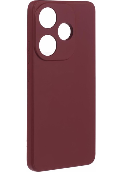 Xiaomi Poco F6 5g Telefon Kılıfları Için Darbeye Dayanıklı Fiber Astar Tpu Telefon Kapağı-Şarap Kırmızı (Yurt Dışından) modelleri