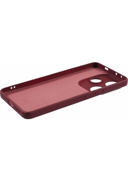 Xiaomi Poco F6 5g Telefon Kılıfları Için Darbeye Dayanıklı Fiber Astar Tpu Telefon Kapağı-Şarap Kırmızı (Yurt Dışından) fırsatları