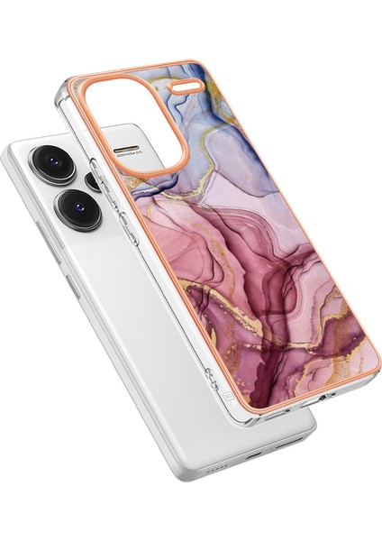 Xiaomi Redmi Note 13 Pro+5g Telefon Kılıfı Galvanik Kenar Imd Tpu Kapak-Gül Altın Için (Yurt Dışından) modelleri