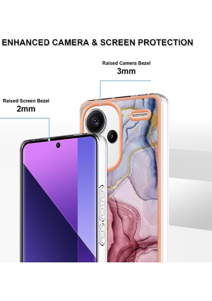 Xiaomi Redmi Note 13 Pro+5g Telefon Kılıfı Galvanik Kenar Imd Tpu Kapak-Gül Altın Için (Yurt Dışından) fırsatları
