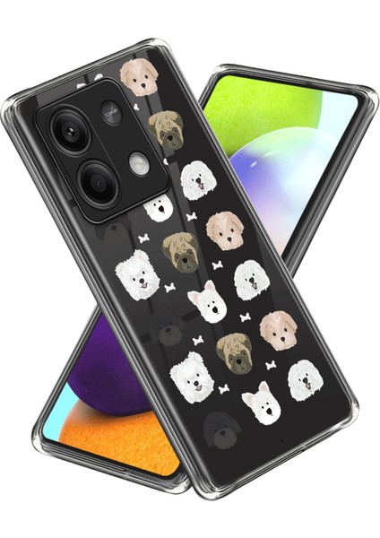 Xiaomi Redmi Note 13 5g Kılıf Ince Desen Baskı Yumuşak Tpu Telefon Koruyucu-Stil B Için (Yurt Dışından)
