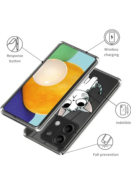 Xiaomi Redmi Note 13 5g Kabuk Desenli Baskı Çizilmeye Dayanıklı Tpu Kapak-Kedi Için Telefon Kılıfı (Yurt Dışından) modelleri