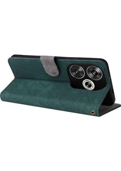 Xiaomi Poco F6 5g Kılıf Için Rfıd Engelleme Kart Tutucu Bilek Kayışı ile Koruyucu Kapak-Yeşil (Yurt Dışından) fırsatları