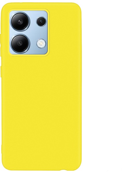 Xiaomi Redmi Note 13 4g Parmak Izi Önleyici Telefon Kabuğu Mat Cep Telefonu Arka Kapak-Sarı Için (Yurt Dışından)