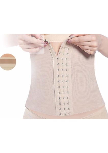Agraflı Çift Taraflı Silikonlu Bel Korse