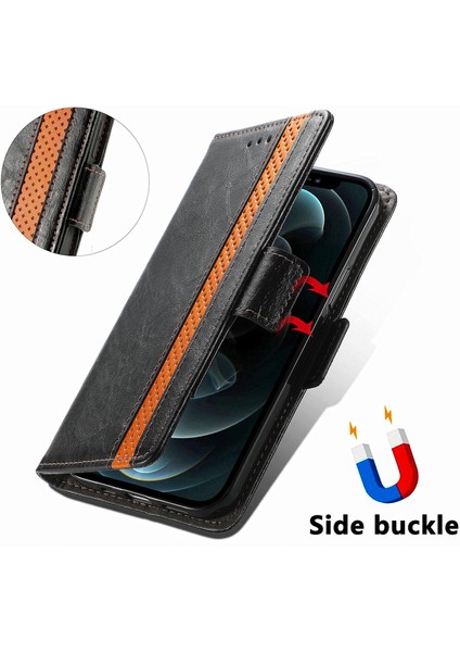 Xiaomi 14 Ultra Kılıf Pu Deri Rfıd Engelleme Folyosu Telefon Kapağı-Siyah (Yurt Dışından) fiyatları