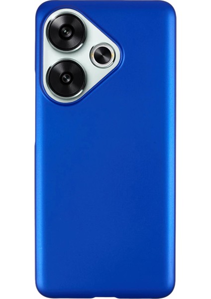 Xiaomi Poco F6 5g Cep Telefonu Kılıfı Için Cilt Dokunma Duygusu Mat Anti-Parmak Izi Sert Pc Kapak-Mavi (Yurt Dışından)
