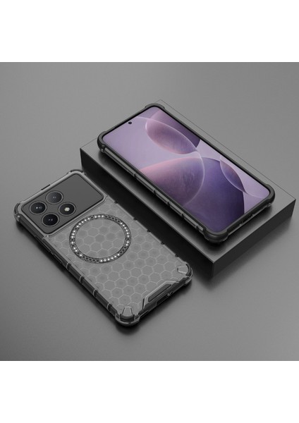 Xiaomi Poco F6 Pro 5g Manyetik Kılıf Petek Tpu+Pc Ince Telefon Kapağı-Gri (Yurt Dışından) indirimleri
