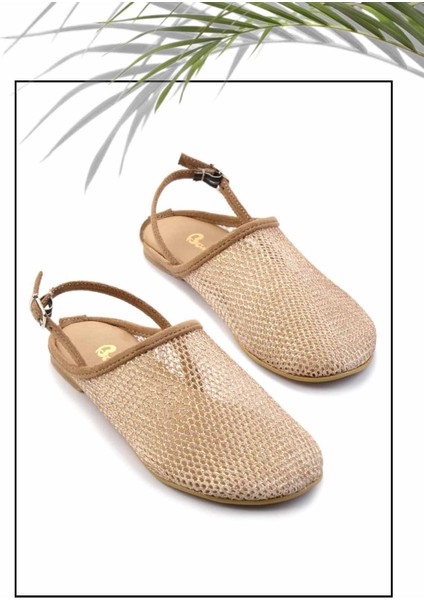 Nude Süet File Kadın Casual Ayakkabı K01012003122