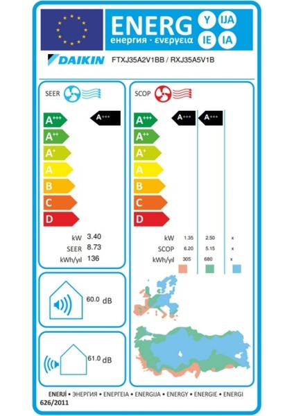 Emura A+++ 9000 BTU Inverter Duvar Tipi Klima