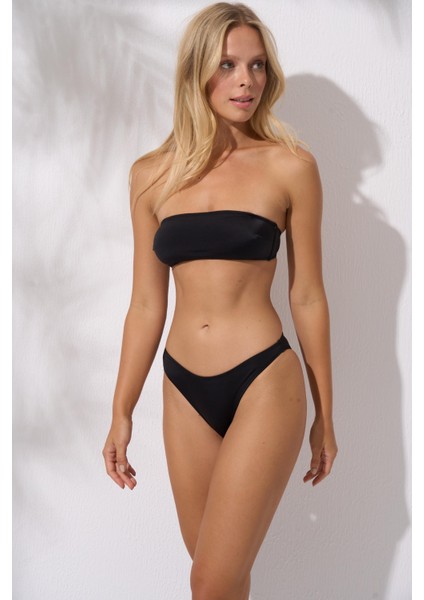 Soft Çıkarılabilir Ped Straplez Bikini Takımı