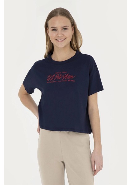Yeni Koza 1832186 Grop Us Polo Assn Kadın T-Shirt Lacivert