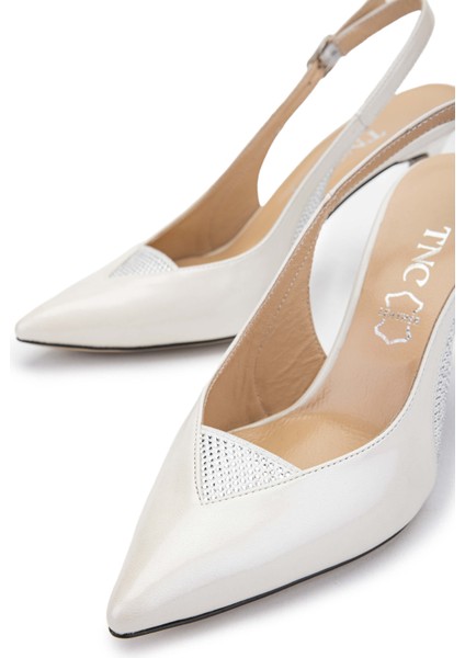 Kadın Beyaz Sedef Topuklu Ayakkabı 22 3129 Bn Ayk Y24 Beyaz Sedef fırsatları