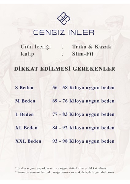 Cengiz Inler Yarım Balıkçı Düz Slim Erkek Triko