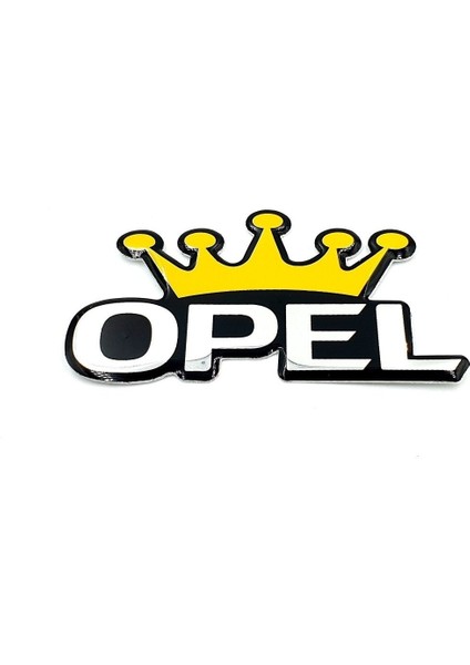 Opel Taç Alüminyum Pleksi Arma - Opel Arma