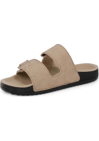 2021-BAHAMA-16 Unisex Tam Anatomik Terlik - NKT02021-KUM-35