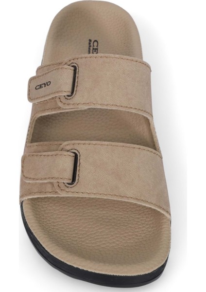 2021-BAHAMA-16 Unisex Tam Anatomik Terlik - NKT02021-KUM-35