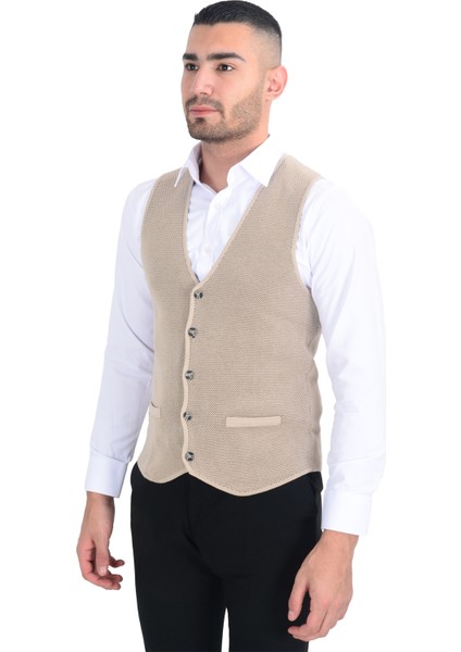 Cengiz Inler Düğmeli Erkek Triko Yelek fiyatları