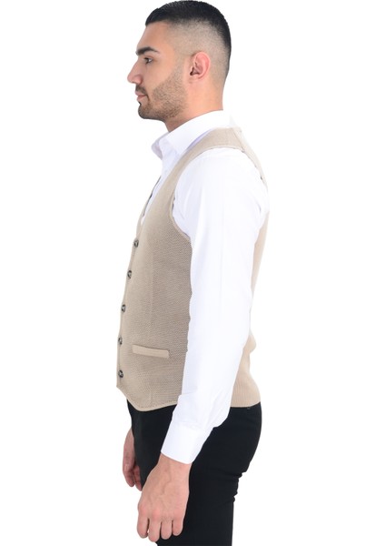 Cengiz Inler Düğmeli Erkek Triko Yelek indirimleri