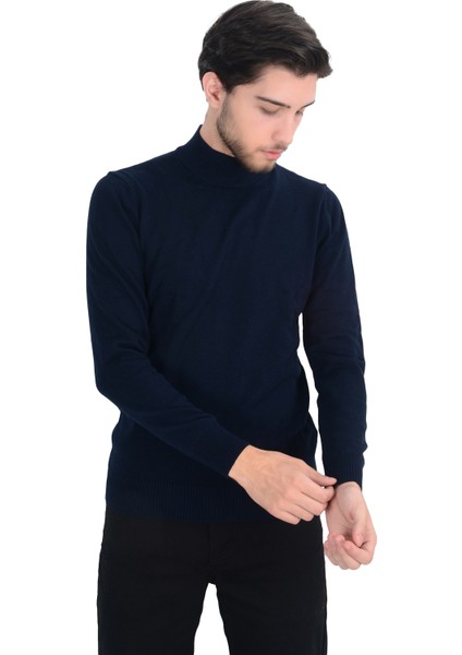 Cengiz Inler Yarım Balıkçı Düz Slim Erkek Triko indirimleri