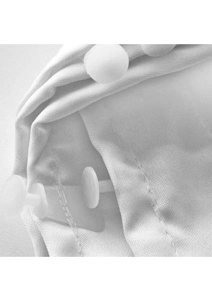 Lüks 1.Sınıf Eleganse Beyaz Saten Güneşlik Perde En X Yükseklik Ölçülerle