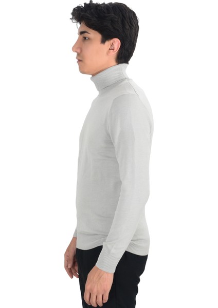 Cengiz Inler Tam Balıkçı Düz Slim Erkek Triko modelleri