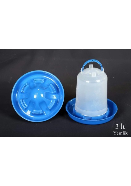 Tavuk ve Civciv 3 Litre Yemlik ve Suluk Ikisi Bir Arada Gönderilecektir