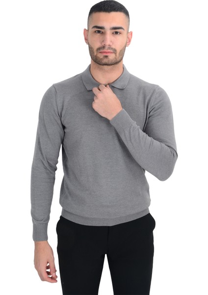 Cengiz Inler Polo Yaka Basic Erkek Triko Kazak indirimleri