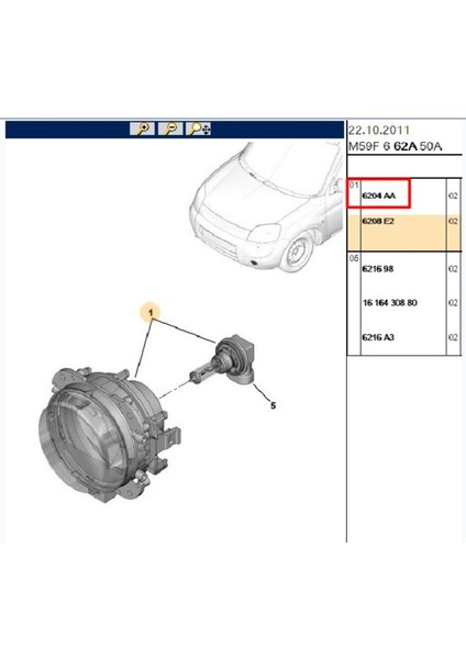 Sis Farı R-L Partner (6204.AA-MARS680056)