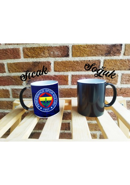 Fenerbahçe Tasarımlı Porselen Kupa Bardak