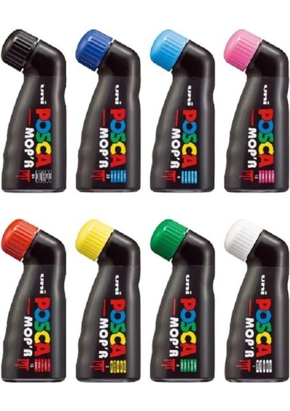 Uni Posca 3.0-19.0 Su Bazlı Mop Markörü 8 li Set (PCM-22C)
