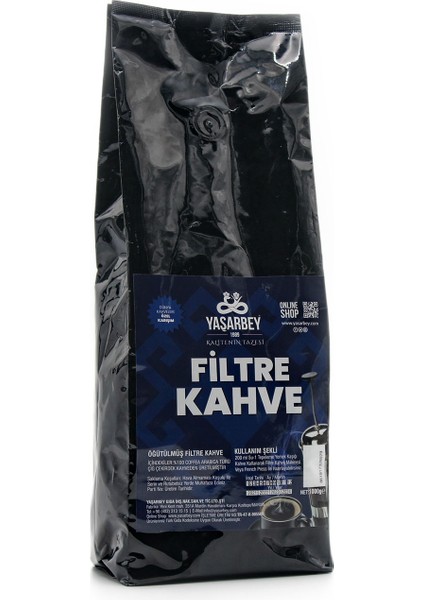 SPECİAL ÖĞÜTÜLMÜŞ FİLTRE KAHVE 1000 GR (%100 ARABİCA COFFEE)