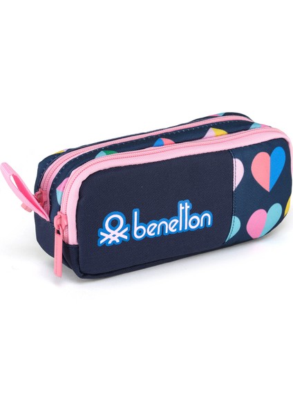 United Colors Of Benetton. Mini Kalp Desenli Çift Bölme Kız Çocuk Kalemlik fiyatları