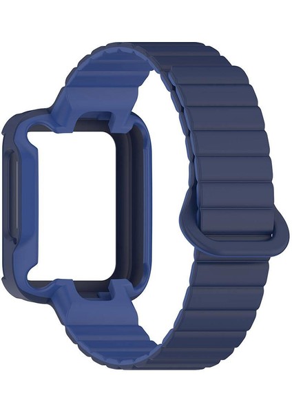 Mi Watch Lite / Redmi Watch 2 Lite Uyumlu Magnetik Silikon Kordon & Kasa Koruma 2 In 1 Premium Kayış fırsatları