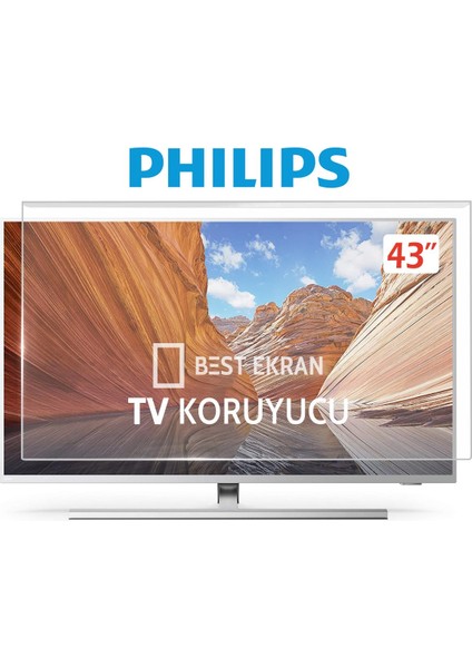 43PUS8909 Tv Koruyucu - 43" Inç Ambilight The One Tv Kırılmaz Koruyucu